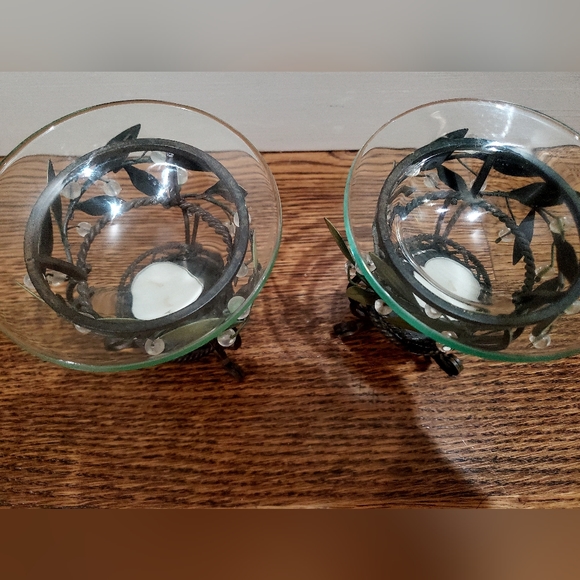 Partylite Garden lites aroma melts candle warmer - set of two - Picture 3 of 8